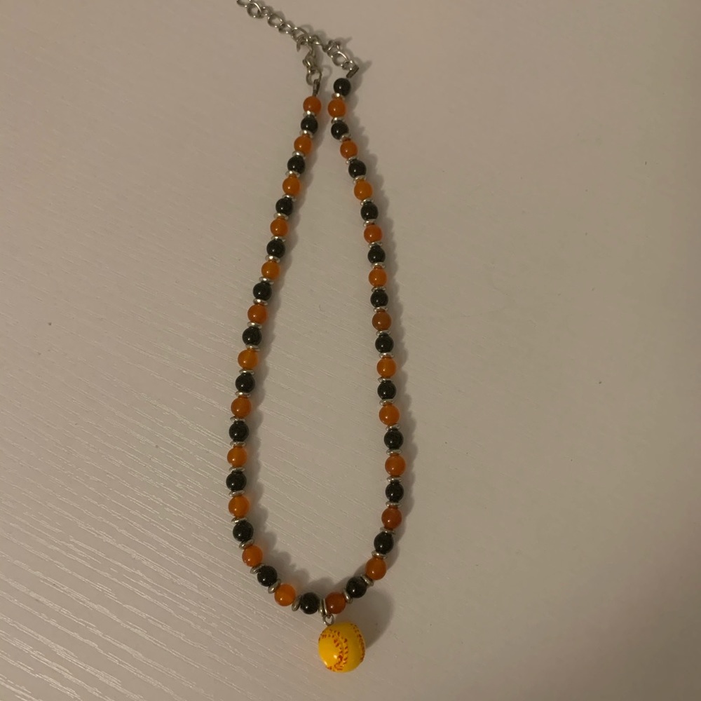 softball necklace